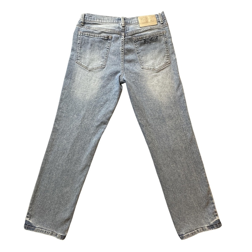 Gloria Vanderbilt Christian Siriano Jeans Womens 8 Blue Miles Straight Mid-Rise